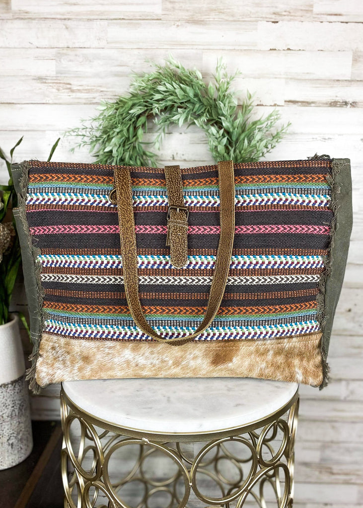 Hippie Aztec Weekender Bag Weekender Handbag Myra   