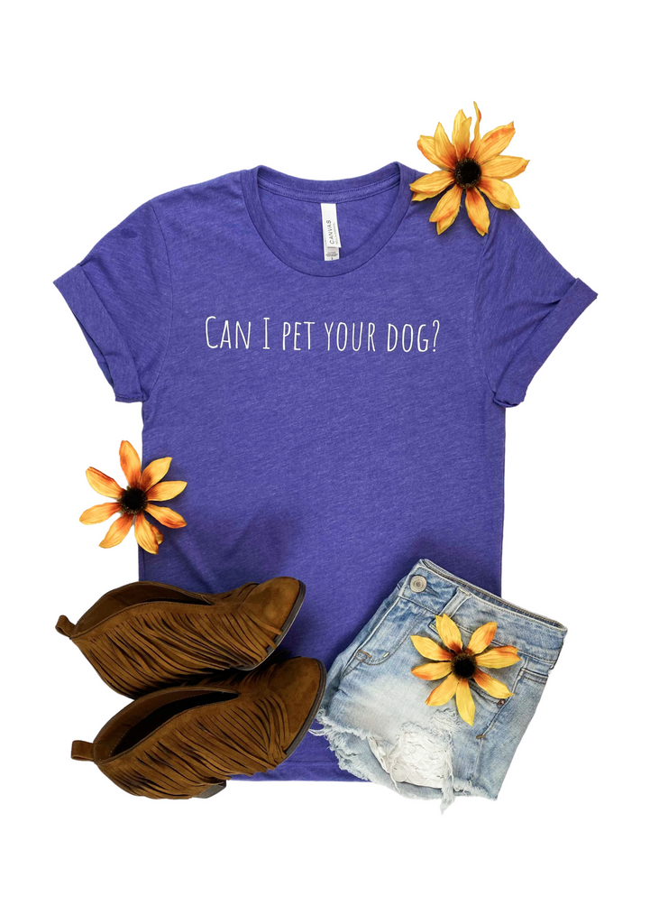 Lapis Pet Your Dog Short Sleeve Tee tcc graphic tee The Cinchy Cowgirl   