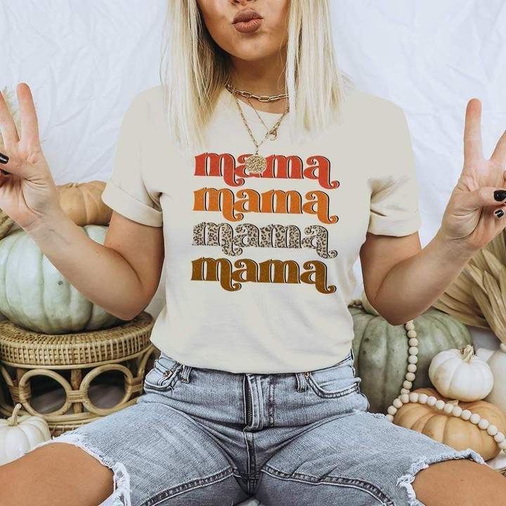 Cream Mama Retro Tee graphic tee - dropship thelattimoreclaim   