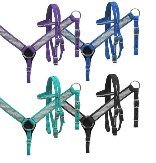 Mini/Pony Rhinestone Nylon Headstall Set headstall set Shiloh   