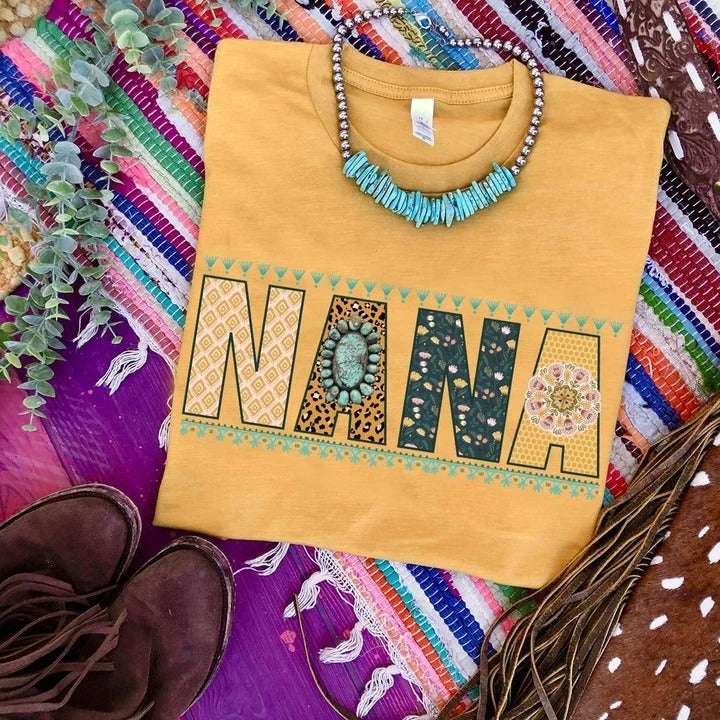 Mustard Nana Tee graphic tee - dropship thelattimoreclaim   