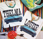 Thelma & Louise (White or Black) Tee graphic tee - dropship thelattimoreclaim   